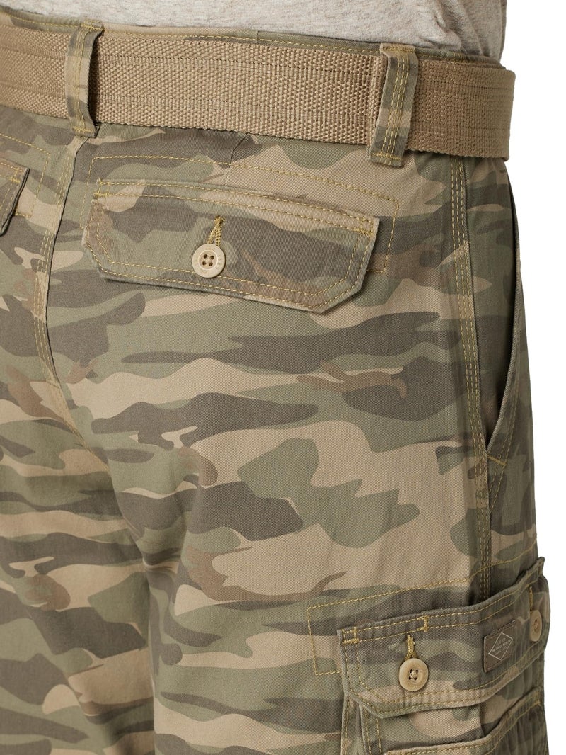 Lee mens Dungarees New Belted Wyoming Cargo Shorts, Fatigue Camo, 38 US - Image 2